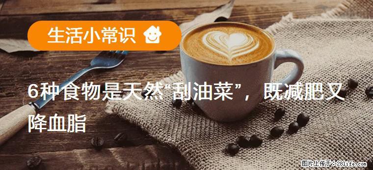 【生活小常识】6种食物是天然“刮油菜”，既减肥又降血脂 - 怒江生活资讯 - 怒江28生活网 nujiang.28life.com